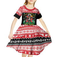 Nakatomi Plaza Christmas Kid Short Sleeve Dress Hans Gruber Party 1988 - Wonder Print Shop