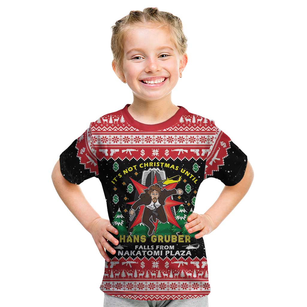 Nakatomi Plaza Christmas Kid T Shirt Hans Gruber Party 1988 - Wonder Print Shop