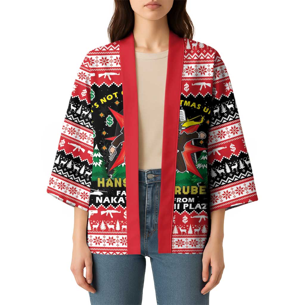 Nakatomi Plaza Christmas Kimono Hans Gruber Party 1988 - Wonder Print Shop
