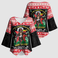 Nakatomi Plaza Christmas Kimono Sleeve Blouse Hans Gruber Party 1988 - Wonder Print Shop