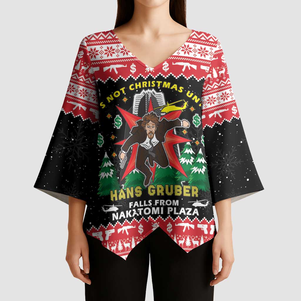 Nakatomi Plaza Christmas Kimono Sleeve Blouse Hans Gruber Party 1988 - Wonder Print Shop