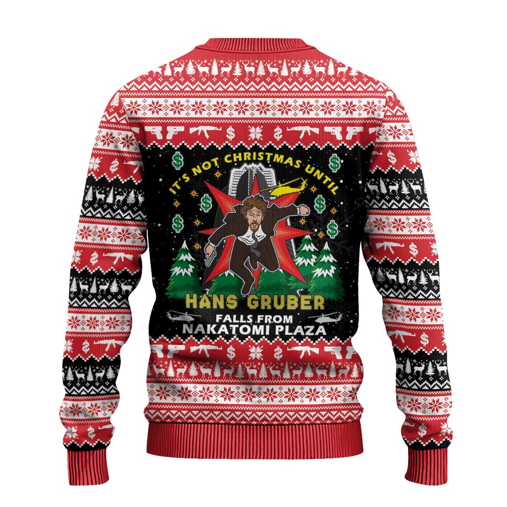 Nakatomi Plaza Christmas Ugly Christmas Sweater Hans Gruber Party 1988 - Wonder Print Shop