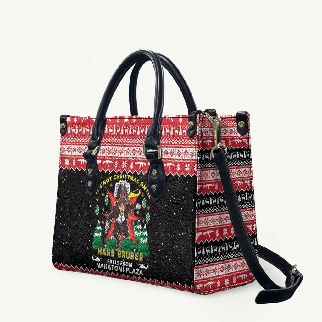 Nakatomi Plaza Christmas Leather Bag Hans Gruber Party 1988 - Wonder Print Shop