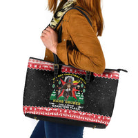 Nakatomi Plaza Christmas Leather Tote Bag Hans Gruber Party 1988 - Wonder Print Shop