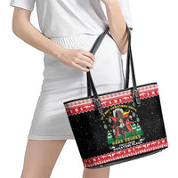 Nakatomi Plaza Christmas Leather Tote Bag Hans Gruber Party 1988 - Wonder Print Shop