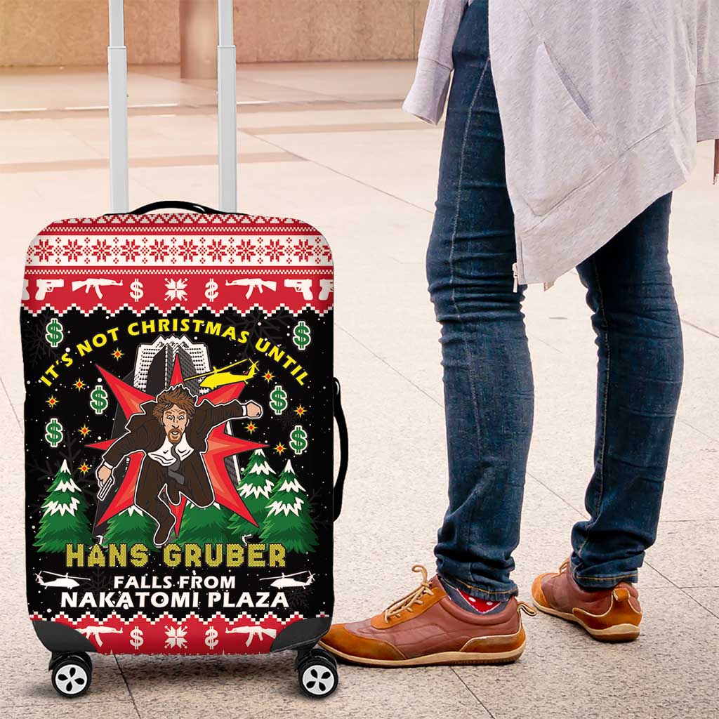 Nakatomi Plaza Christmas Luggage Cover Hans Gruber Party 1988 - Wonder Print Shop