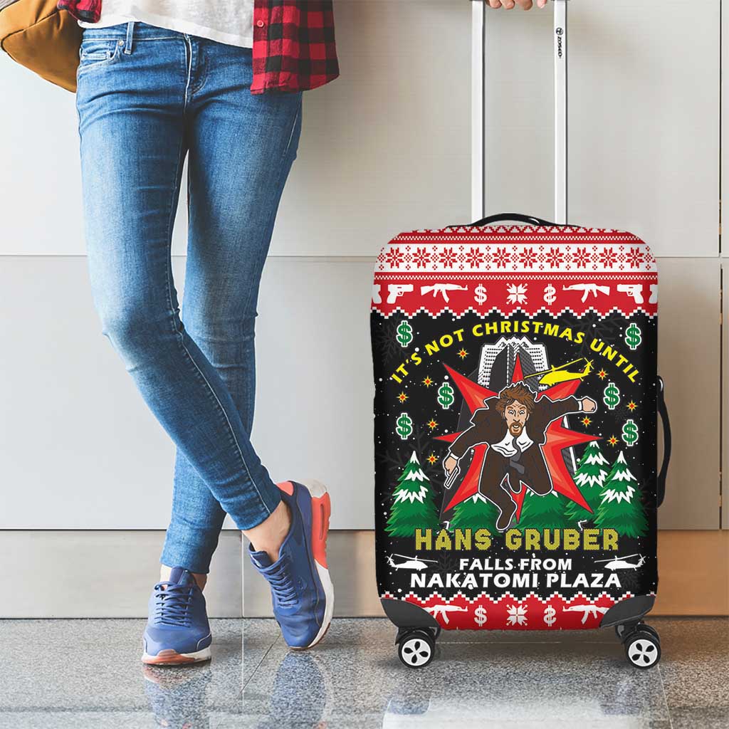 Nakatomi Plaza Christmas Luggage Cover Hans Gruber Party 1988 - Wonder Print Shop