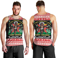 Nakatomi Plaza Christmas Men Tank Top Hans Gruber Party 1988 - Wonder Print Shop
