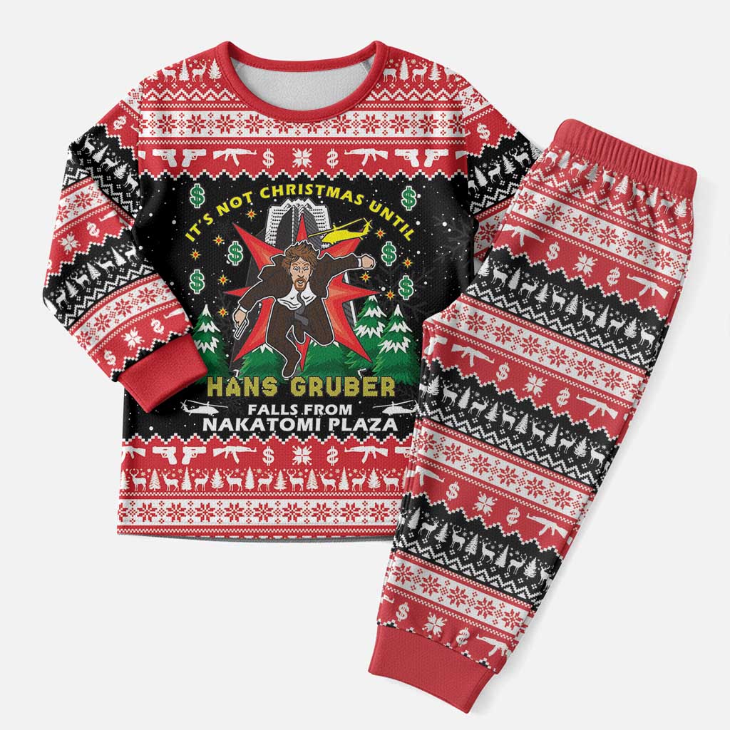 Nakatomi Plaza Christmas Pajama Set Hans Gruber Party 1988 - Wonder Print Shop