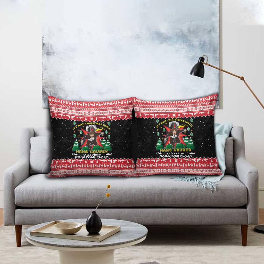 Nakatomi Plaza Christmas Pillow Cover Hans Gruber Party 1988 - Wonder Print Shop