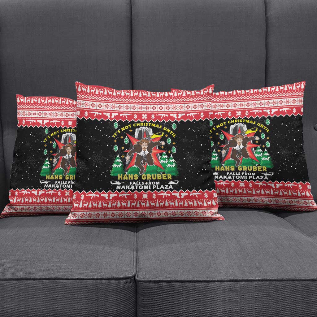 Nakatomi Plaza Christmas Pillow Cover Hans Gruber Party 1988 - Wonder Print Shop