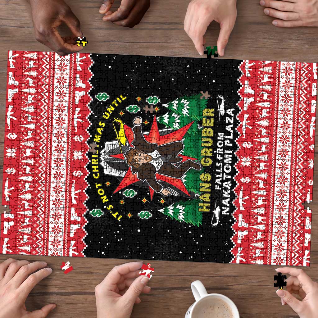 Nakatomi Plaza Christmas Puzzle Hans Gruber Party 1988 - Wonder Print Shop