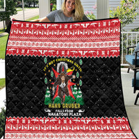 Nakatomi Plaza Christmas Quilt Hans Gruber Party 1988 - Wonder Print Shop