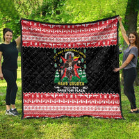 Nakatomi Plaza Christmas Quilt Hans Gruber Party 1988 - Wonder Print Shop