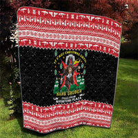 Nakatomi Plaza Christmas Quilt Hans Gruber Party 1988 - Wonder Print Shop