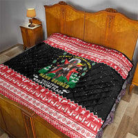 Nakatomi Plaza Christmas Quilt Hans Gruber Party 1988 - Wonder Print Shop