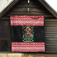 Nakatomi Plaza Christmas Quilt Hans Gruber Party 1988 - Wonder Print Shop