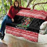 Nakatomi Plaza Christmas Quilt Hans Gruber Party 1988 - Wonder Print Shop