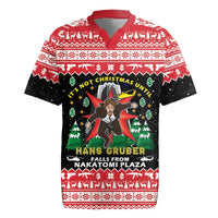 Nakatomi Plaza Christmas Rugby Jersey Hans Gruber Party 1988 - Wonder Print Shop