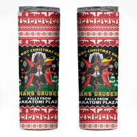 Nakatomi Plaza Christmas Skinny Tumbler Hans Gruber Party 1988 - Wonder Print Shop