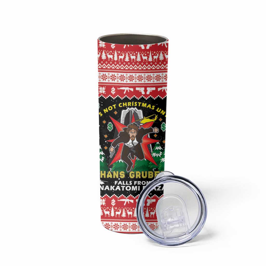 Nakatomi Plaza Christmas Skinny Tumbler Hans Gruber Party 1988 - Wonder Print Shop