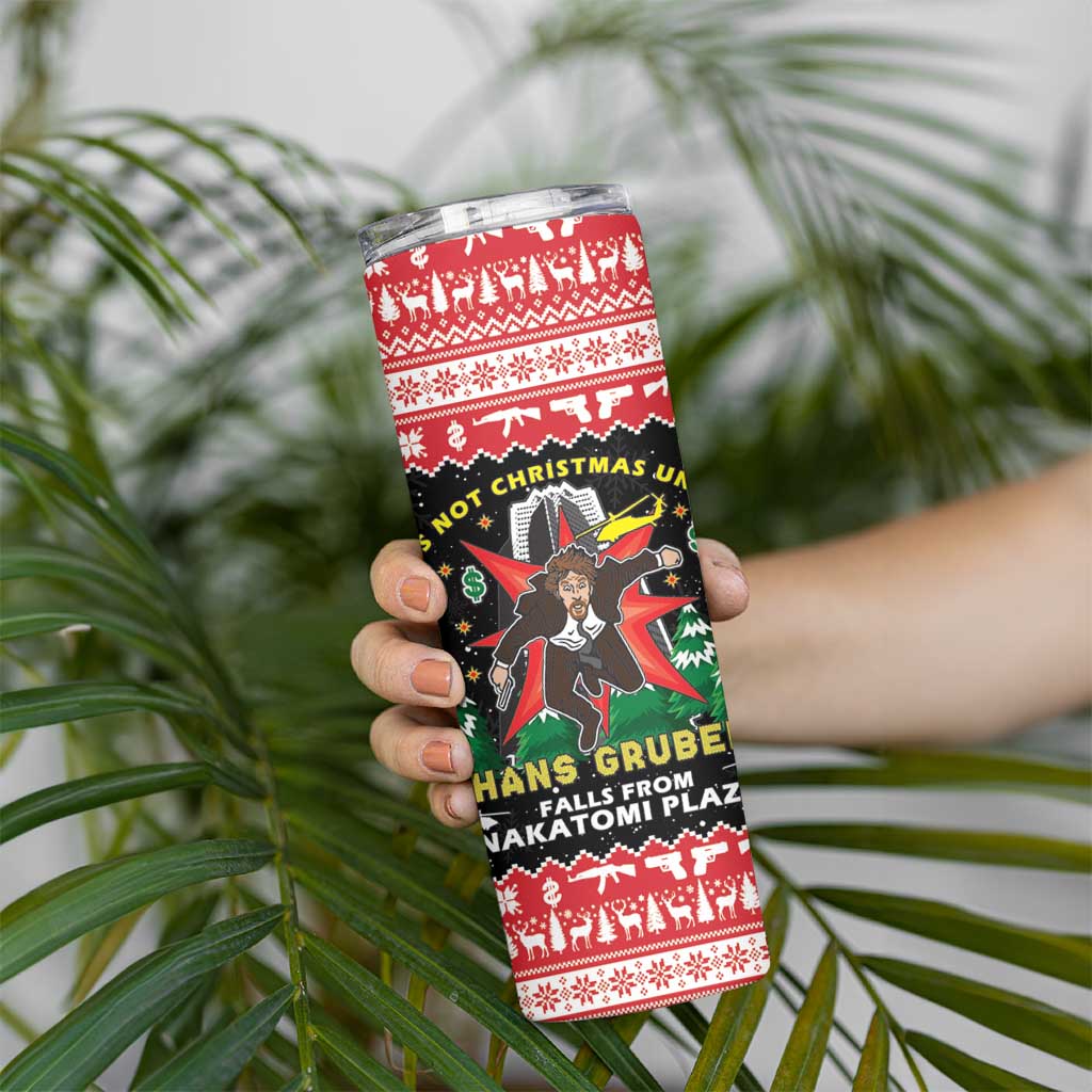 Nakatomi Plaza Christmas Skinny Tumbler Hans Gruber Party 1988 - Wonder Print Shop