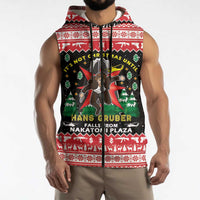 Nakatomi Plaza Christmas Sleeveless Zip Hoodie Hans Gruber Party 1988 - Wonder Print Shop