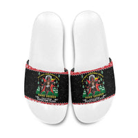 Nakatomi Plaza Christmas Slide Sandals Hans Gruber Party 1988 - Wonder Print Shop