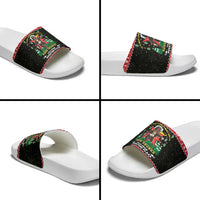 Nakatomi Plaza Christmas Slide Sandals Hans Gruber Party 1988 - Wonder Print Shop