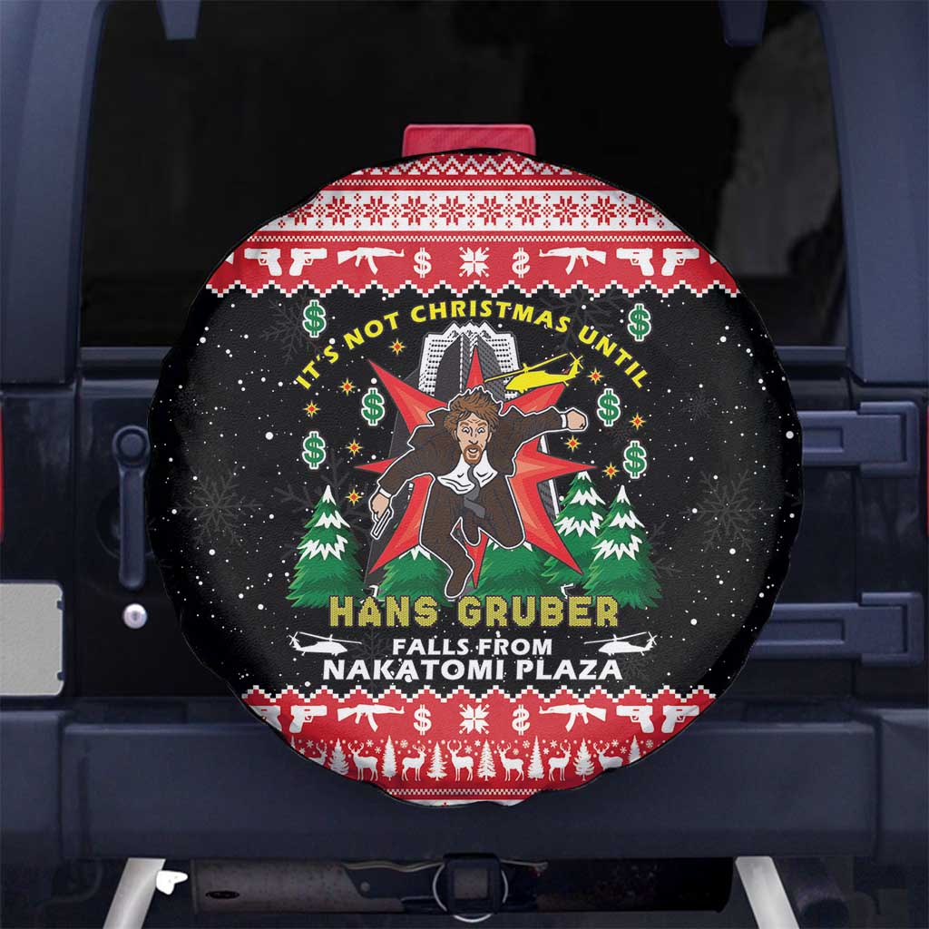 Nakatomi Plaza Christmas Spare Tire Cover Hans Gruber Party 1988 - Wonder Print Shop