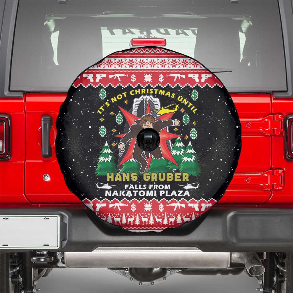 Nakatomi Plaza Christmas Spare Tire Cover Hans Gruber Party 1988 - Wonder Print Shop