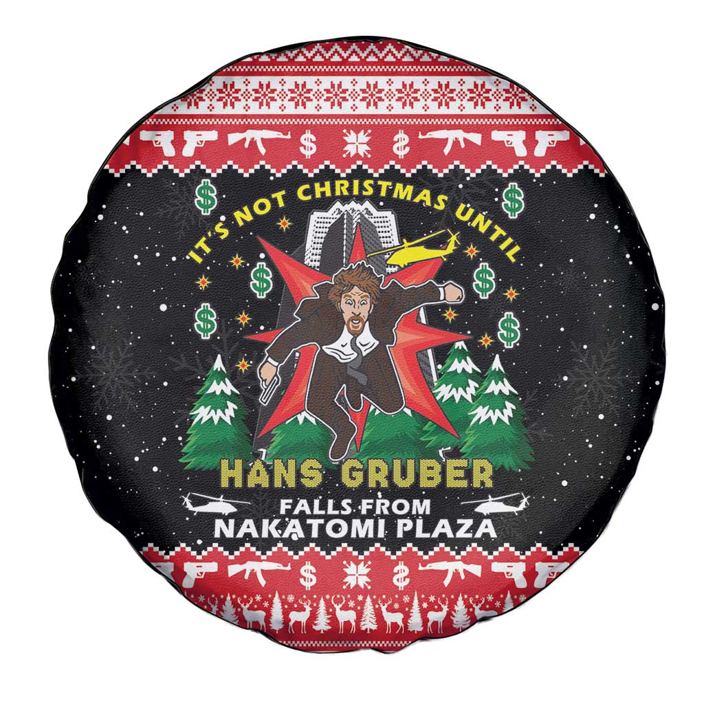 Nakatomi Plaza Christmas Spare Tire Cover Hans Gruber Party 1988 - Wonder Print Shop
