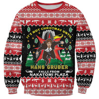 Nakatomi Plaza Christmas Sweatshirt Hans Gruber Party 1988 - Wonder Print Shop