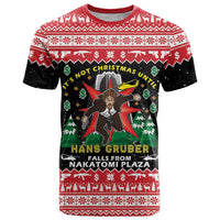 Nakatomi Plaza Christmas T Shirt Hans Gruber Party 1988 - Wonder Print Shop