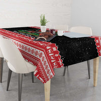 Nakatomi Plaza Christmas Tablecloth Hans Gruber Party 1988 - Wonder Print Shop