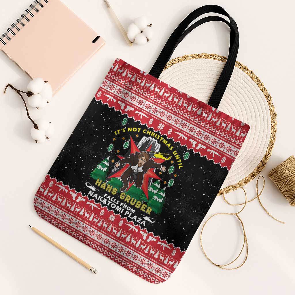 Nakatomi Plaza Christmas Tote Bag Hans Gruber Party 1988 - Wonder Print Shop