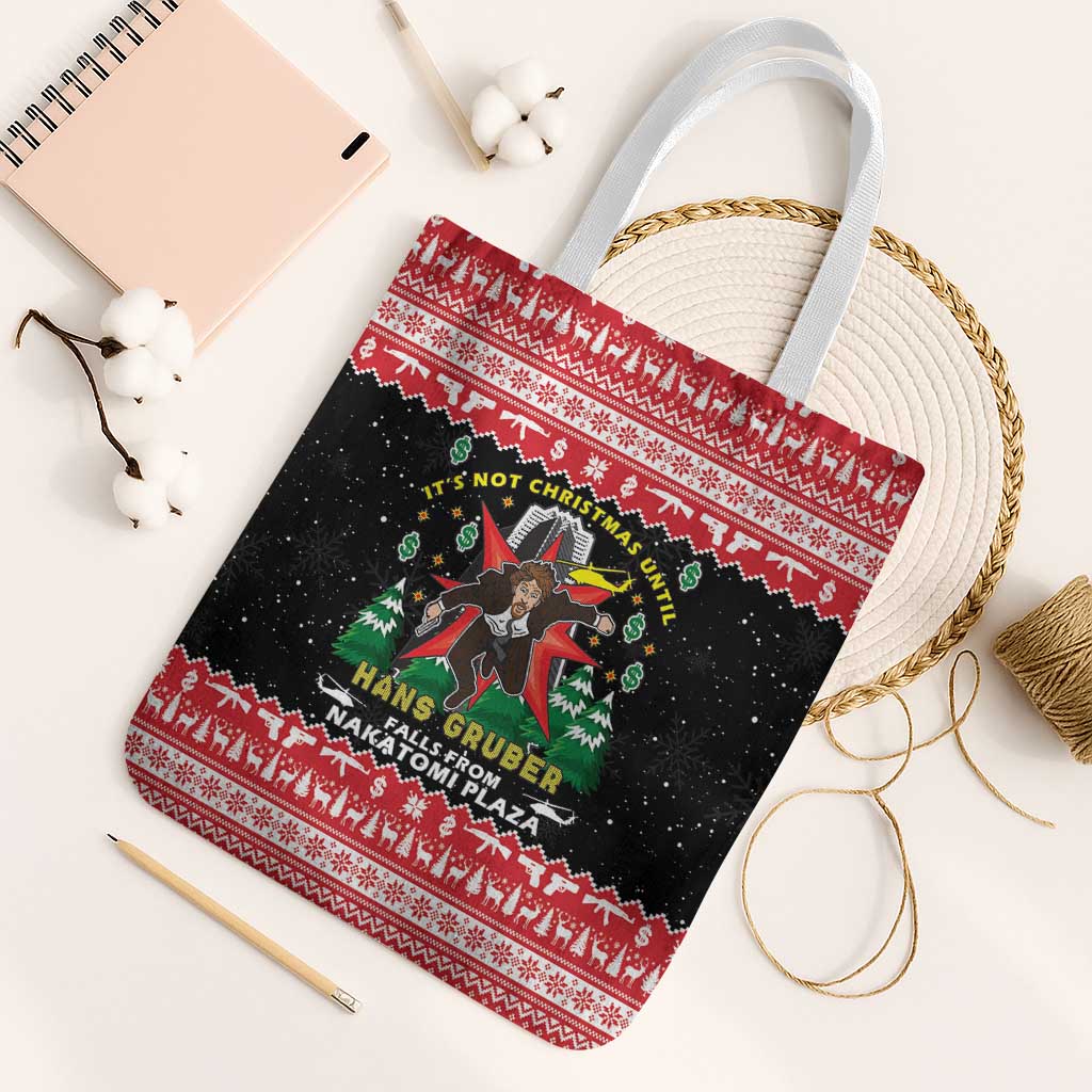 Nakatomi Plaza Christmas Tote Bag Hans Gruber Party 1988 - Wonder Print Shop