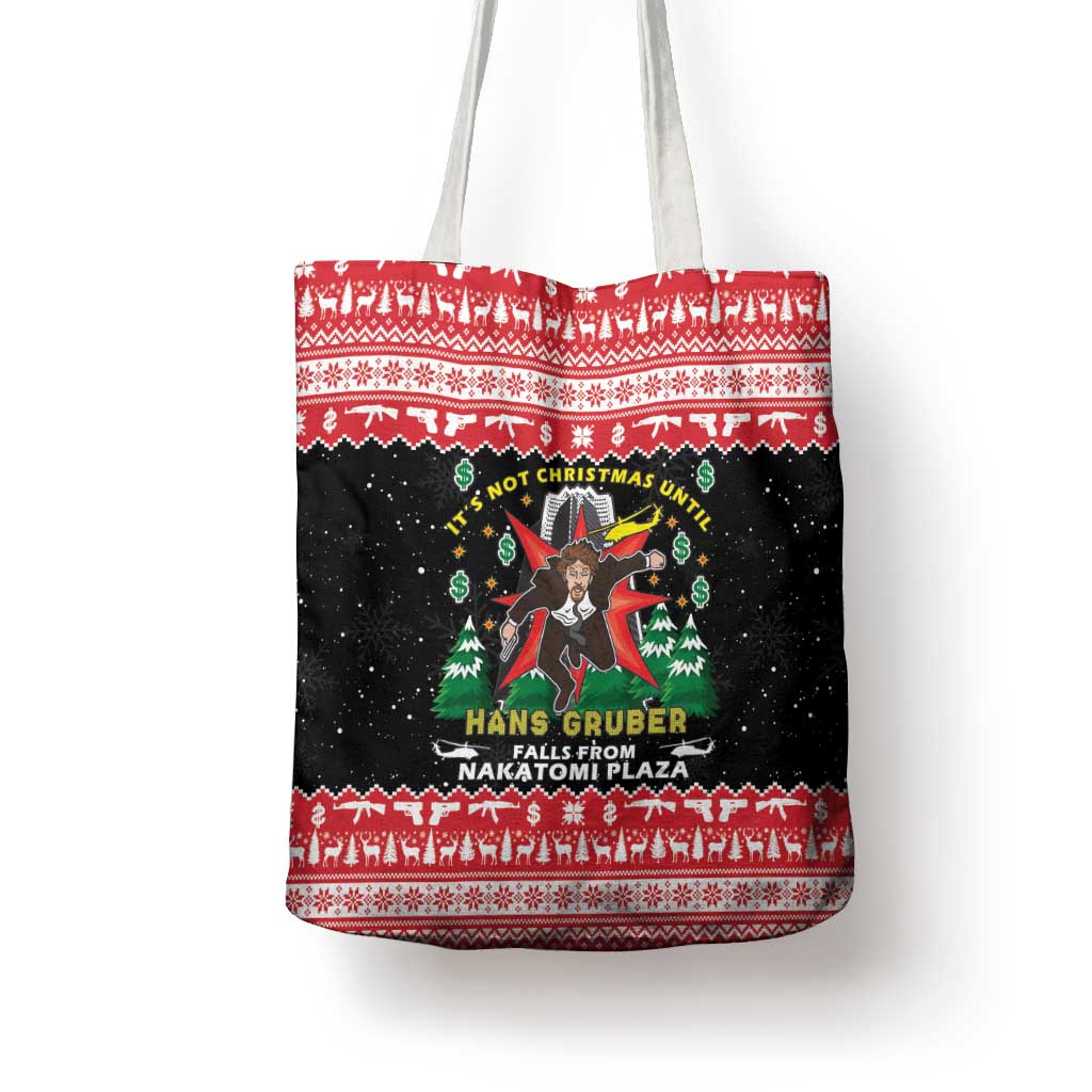 Nakatomi Plaza Christmas Tote Bag Hans Gruber Party 1988 - Wonder Print Shop