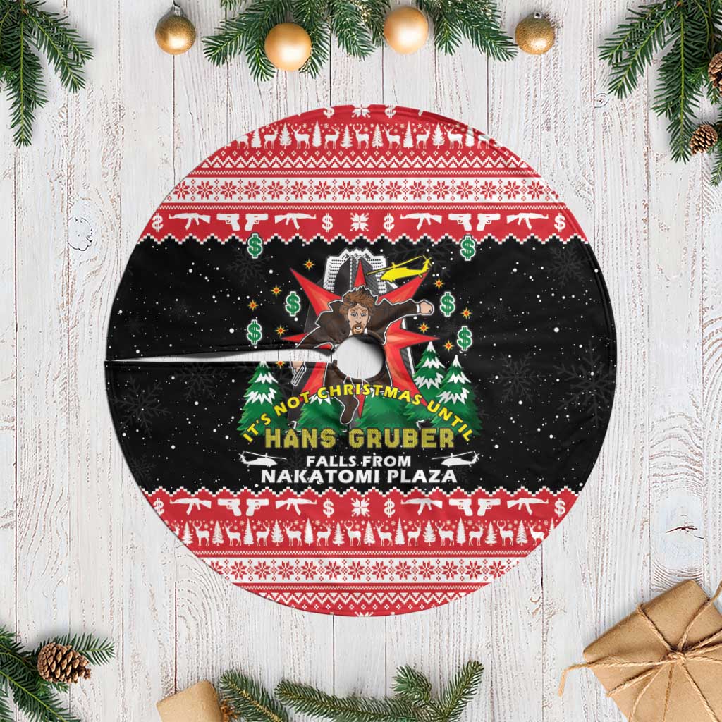 Nakatomi Plaza Christmas Tree Skirt Hans Gruber Party 1988 - Wonder Print Shop