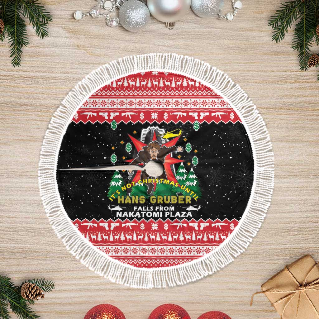Nakatomi Plaza Christmas Tree Skirt Hans Gruber Party 1988 - Wonder Print Shop