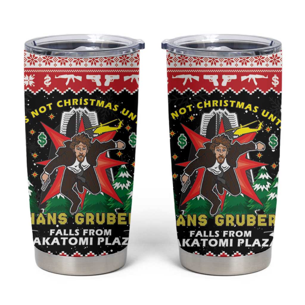 Nakatomi Plaza Christmas Tumbler Cup Hans Gruber Party 1988 - Wonder Print Shop