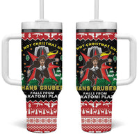 Nakatomi Plaza Christmas Tumbler With Handle Hans Gruber Party 1988 - Wonder Print Shop