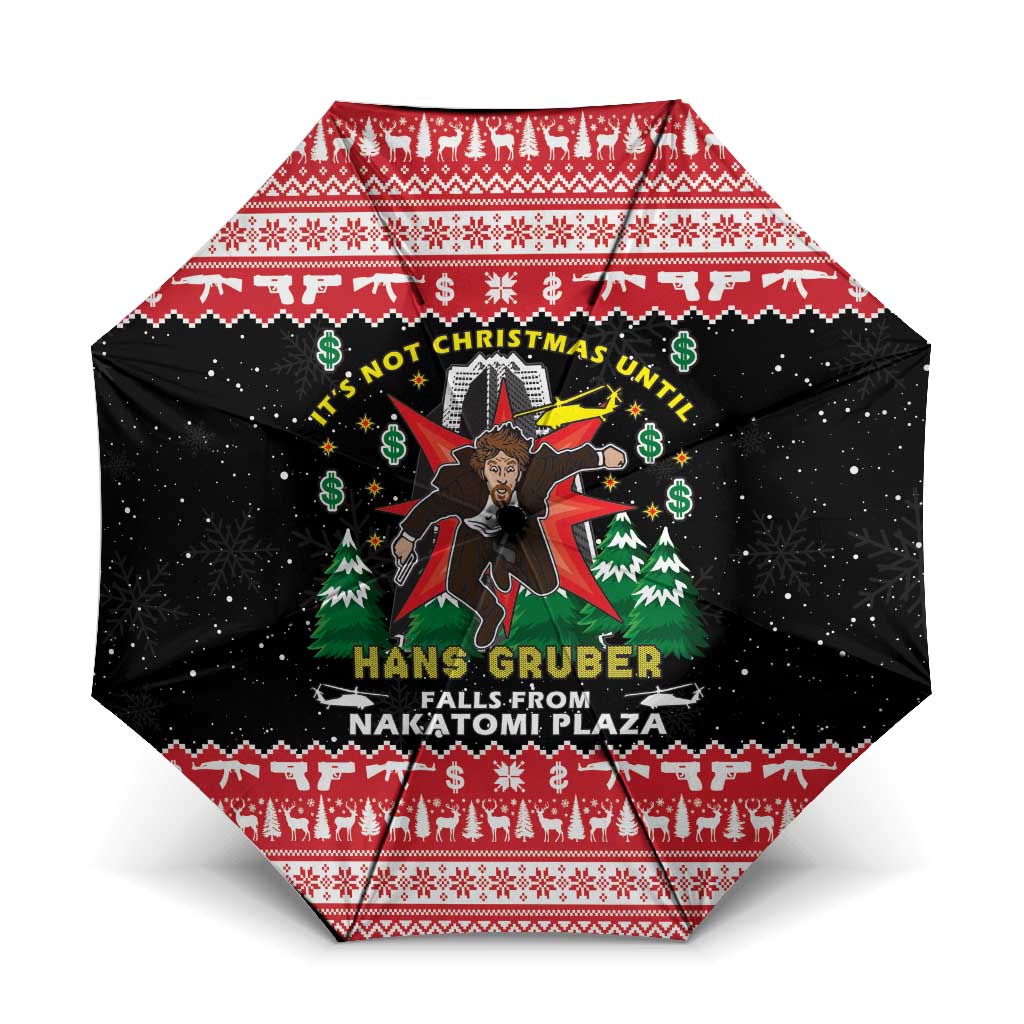 Nakatomi Plaza Christmas Umbrella Hans Gruber Party 1988 - Wonder Print Shop
