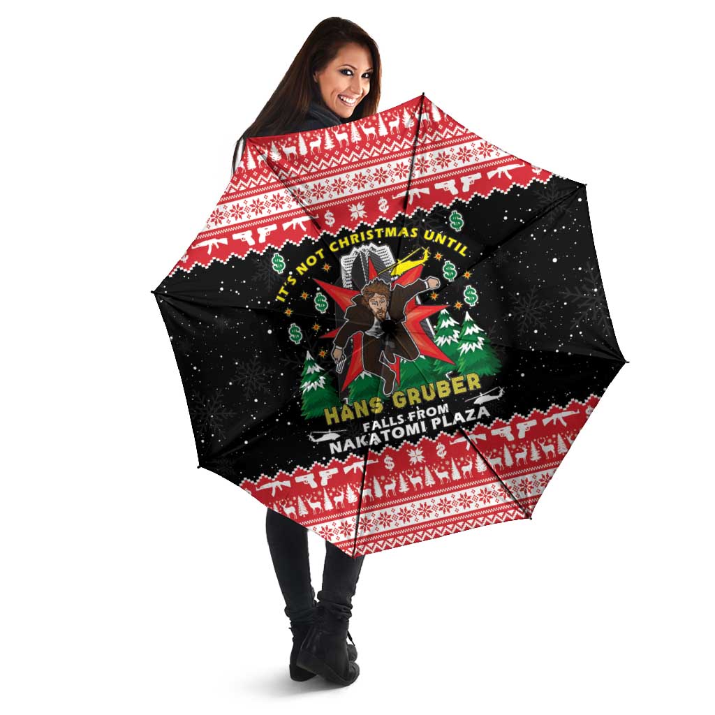 Nakatomi Plaza Christmas Umbrella Hans Gruber Party 1988 - Wonder Print Shop