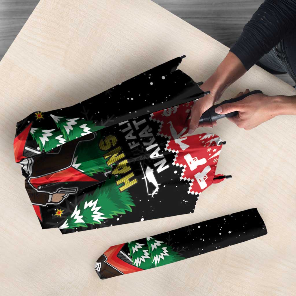 Nakatomi Plaza Christmas Umbrella Hans Gruber Party 1988 - Wonder Print Shop