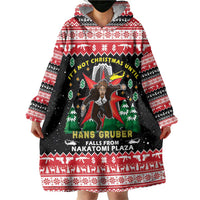 Nakatomi Plaza Christmas Wearable Blanket Hoodie Hans Gruber Party 1988 - Wonder Print Shop