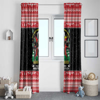 Nakatomi Plaza Christmas Window Curtain Hans Gruber Party 1988 - Wonder Print Shop