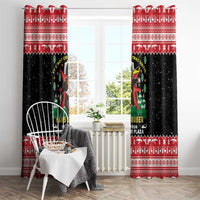 Nakatomi Plaza Christmas Window Curtain Hans Gruber Party 1988 - Wonder Print Shop