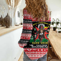 Nakatomi Plaza Christmas Women Casual Shirt Hans Gruber Party 1988 - Wonder Print Shop