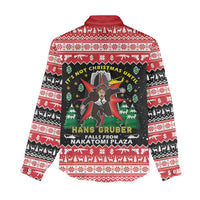 Nakatomi Plaza Christmas Women Casual Shirt Hans Gruber Party 1988 - Wonder Print Shop